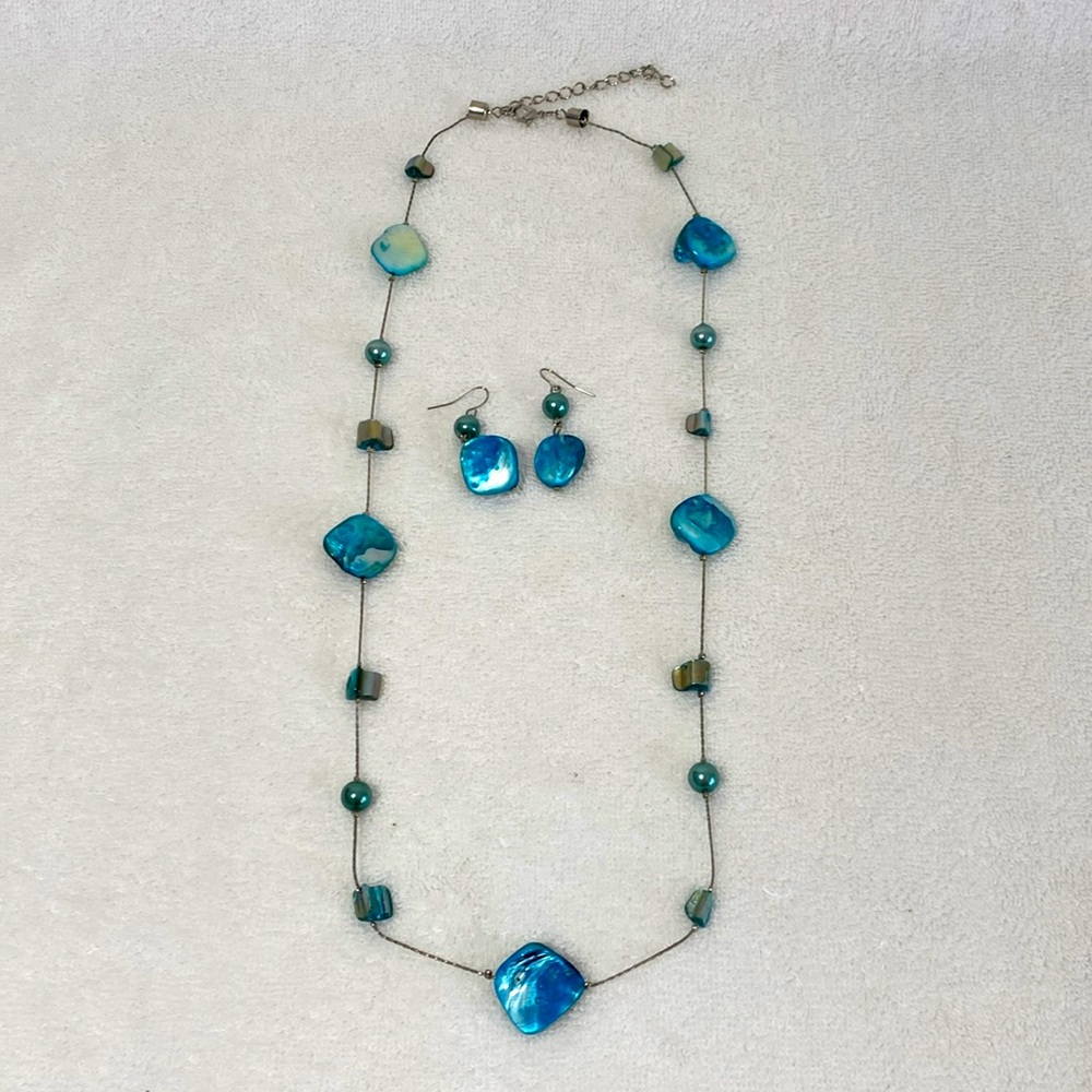 Necklace and Drop / Dangle Earring Set